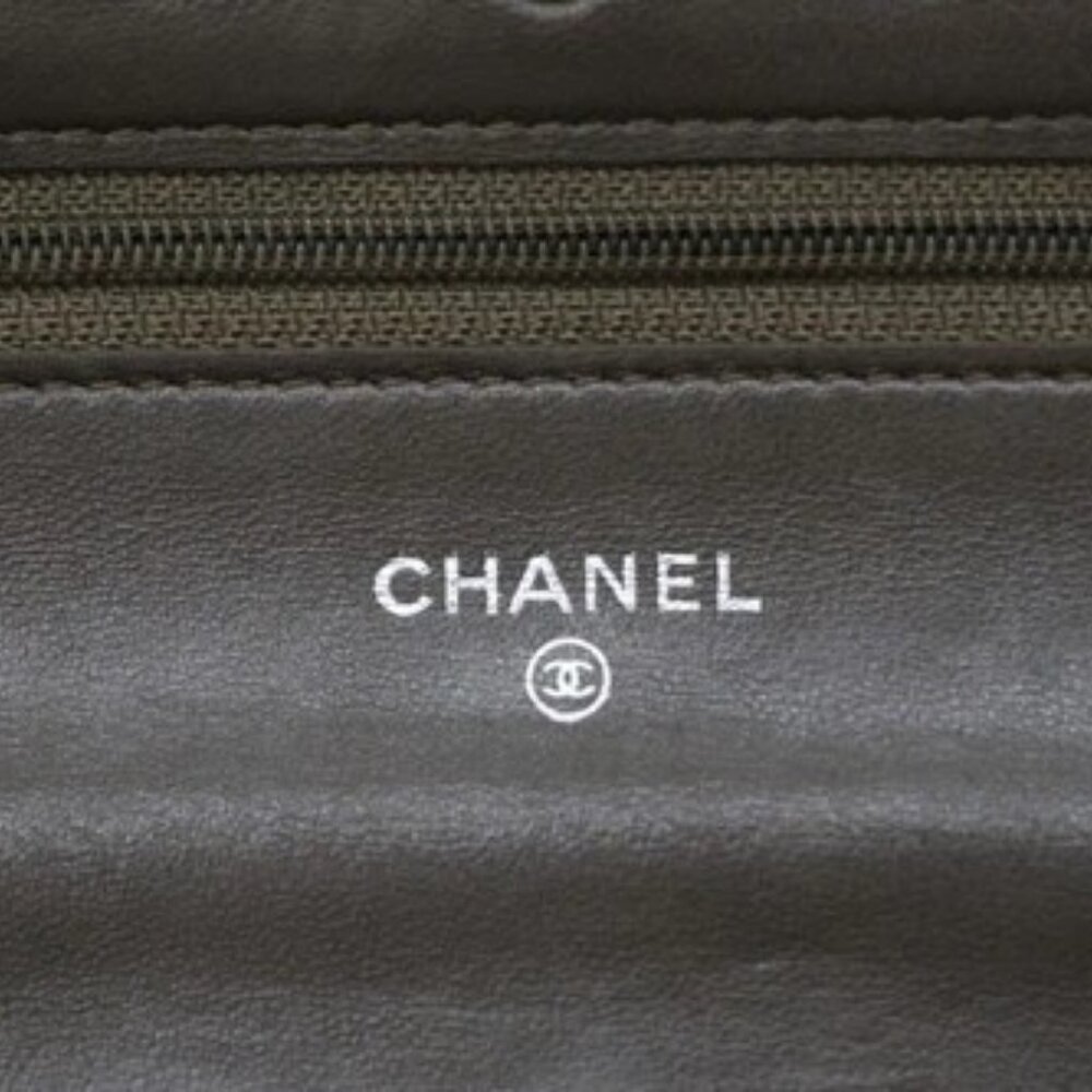 Chanel Python Classic Wallet On Chain - image 13